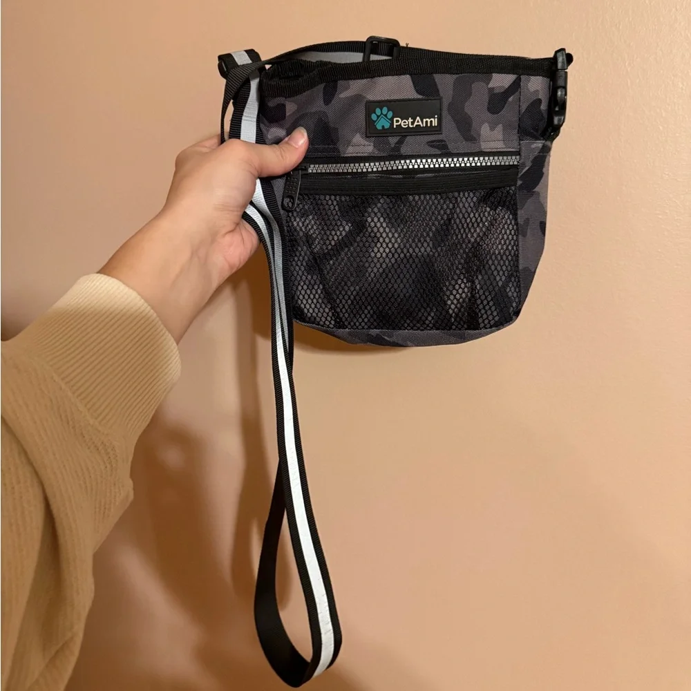 PetAmi Dog Walking Crossbody Purse & Collapsible Water Bowl